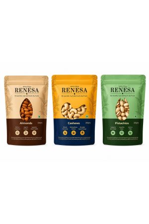 Almond 250g + Cashew 250g + Pistachio 250g