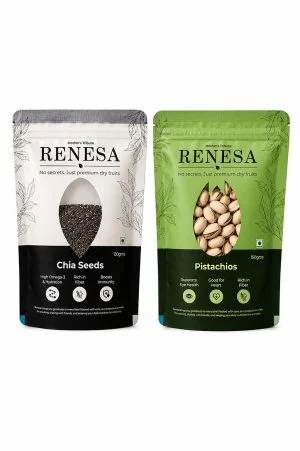 pista and chia seeds